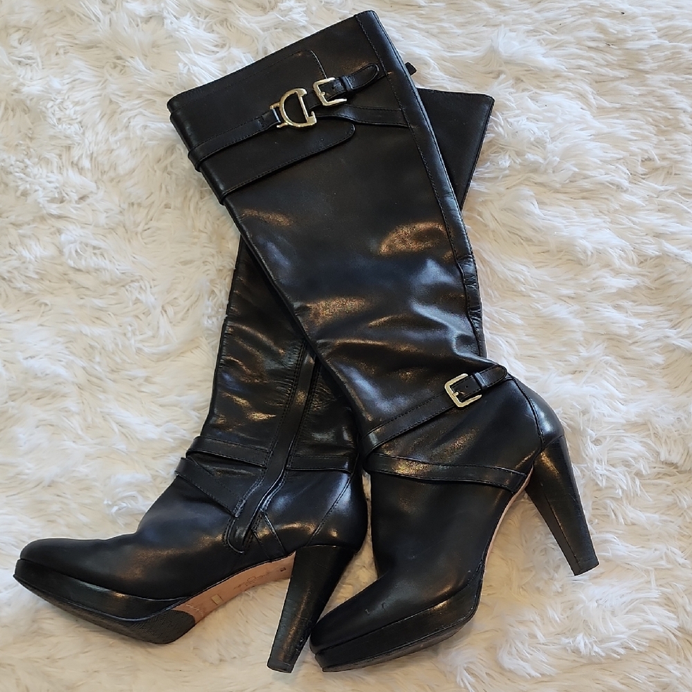 Nike Air Cole Haan Black Heeled Boots